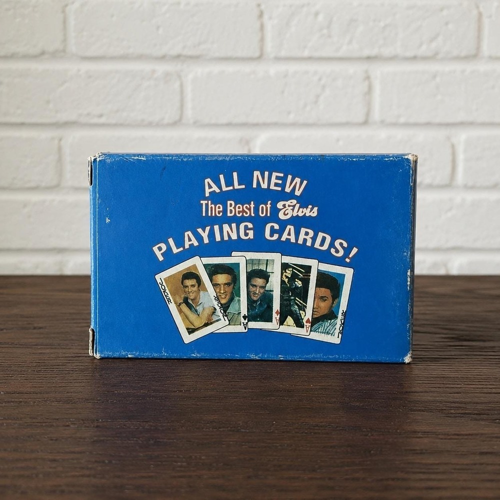 Vintage‎ Elvis Presley Playing Cards 1988 Best of Elvis Full Deck 54 Photos